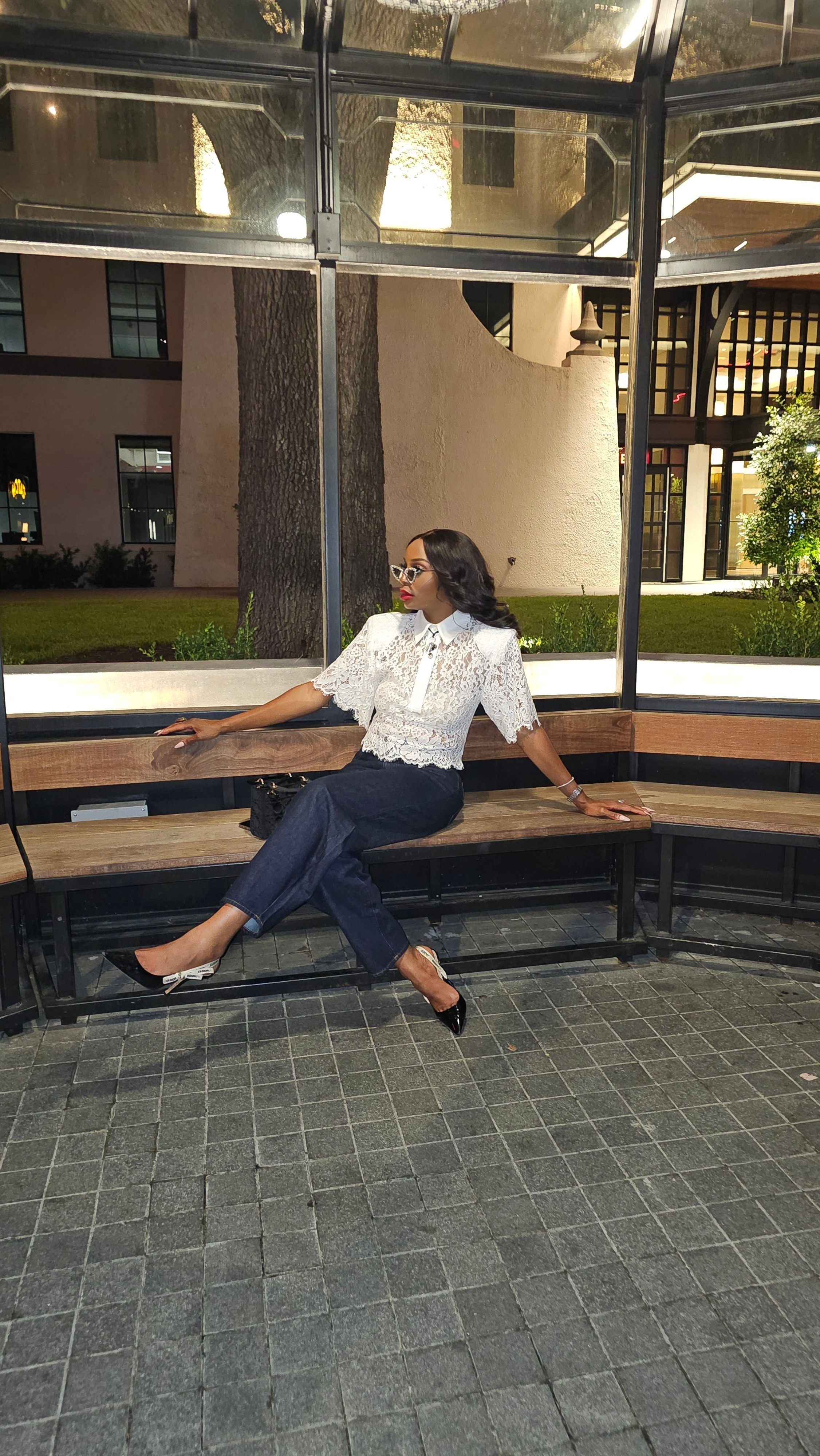 Jeans and blouse but make it edgy

#LTKStyleTip #LTKOver40