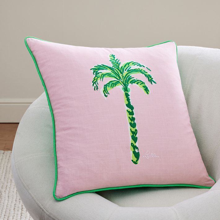 Lilly Pulitzer Go Bananas Reversible Pillow Cover | Pottery Barn Teen