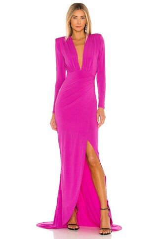 Farrah Gown in Fuchsia | Revolve Clothing (Global)