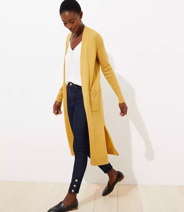 Pocket Duster Sweater | LOFT | LOFT