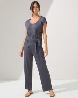 Tie-Front Crop Jumpsuit | Soma Intimates