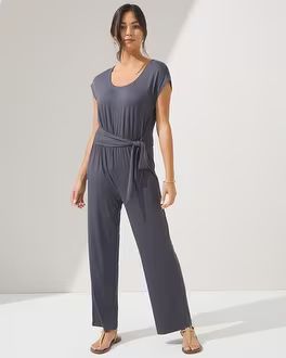 Tie-Front Crop Jumpsuit | Soma Intimates