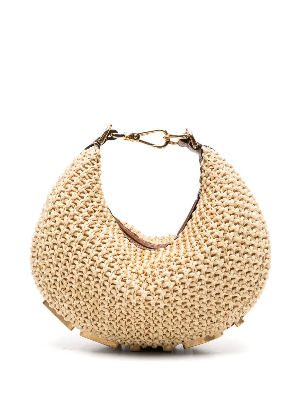 FENDI Mini Fendigraph Raffia Tote Bag | Neutrals | FARFETCH | Farfetch Global