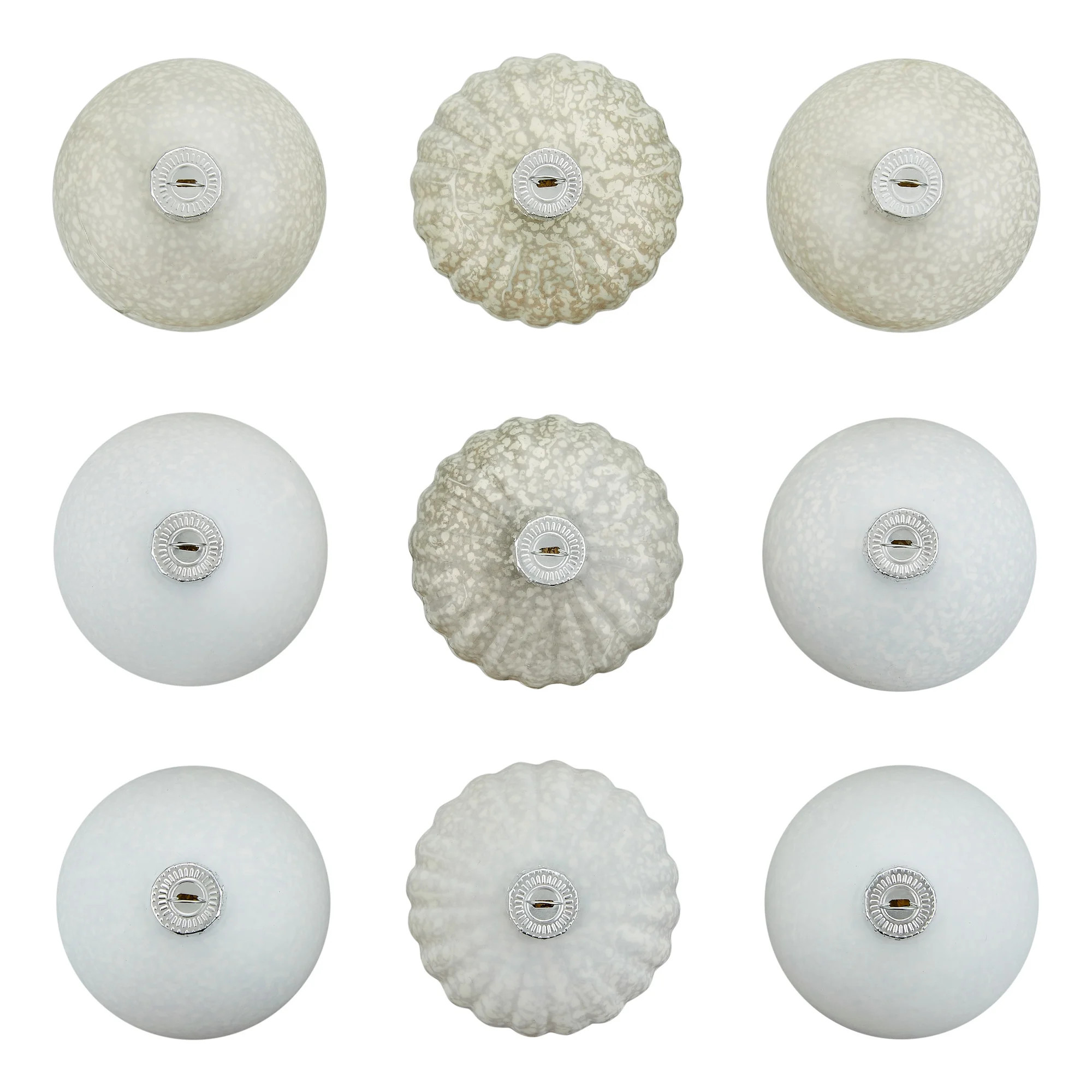 Holiday Time Holiday Time 9ct Vintage Look Christmas Tree Hanging Ornament, Silver,3.54" diameter... | Walmart (US)