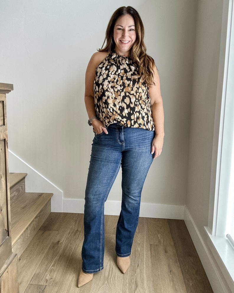 Jeans on sale at maurices today 8/16! These come in 5 lengths and tons of washes and styles. I’m wearing Classic Slim Boot mid-rise in 12 regular length // top size up if inbetween 

Jeans, fall jeans, midsize, TheRecrutierMom 

#LTKSaleAlert #LTKOver40 #LTKMidsize