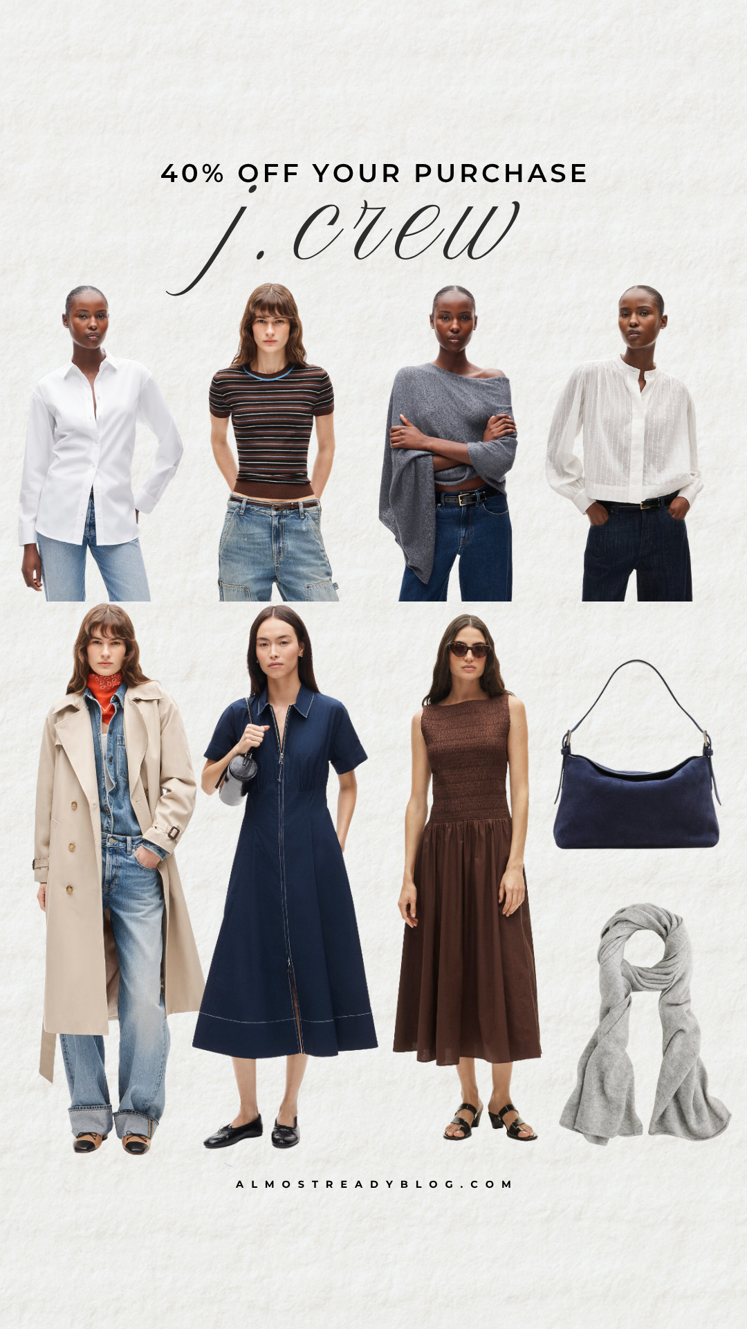 J.Crew sale finds with easy pieces to wear now and layer into early fall.

J.Crew sale finds, early fall outfits, transitional wardrobe pieces, fall layering essentials, casual outfits, denim style, midi dress, fall basics, everyday style, fall accessories

#LTKOver40 #LTKSaleAlert