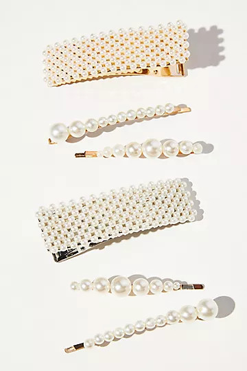 Embellished Hair Clip Set | Anthropologie (US)