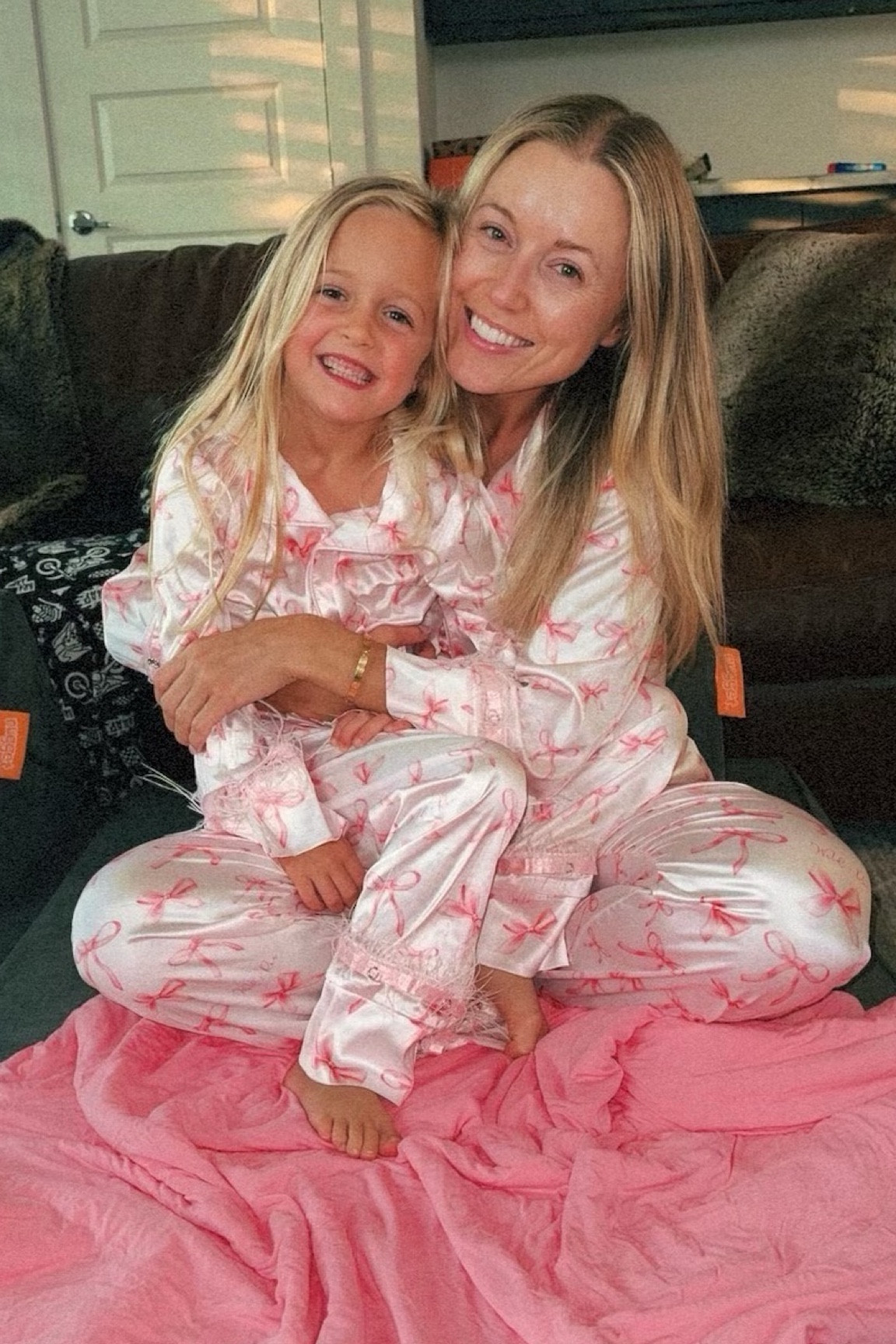 cutest momma + mini matching pj’s 🎀 

#LTKFindsUnder50 #LTKKids #LTKFamily
