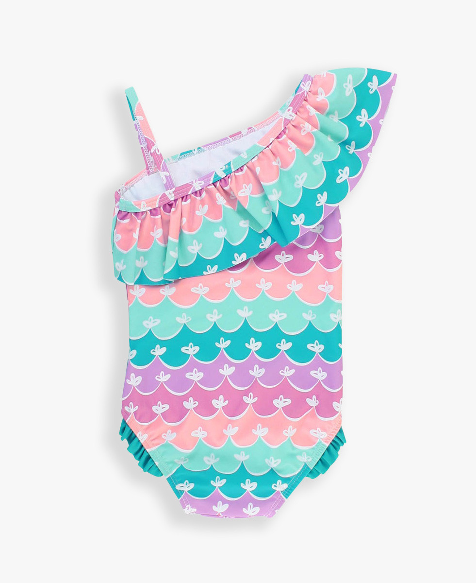 One Shoulder Ruffle One Piece | RuffleButts / RuggedButts