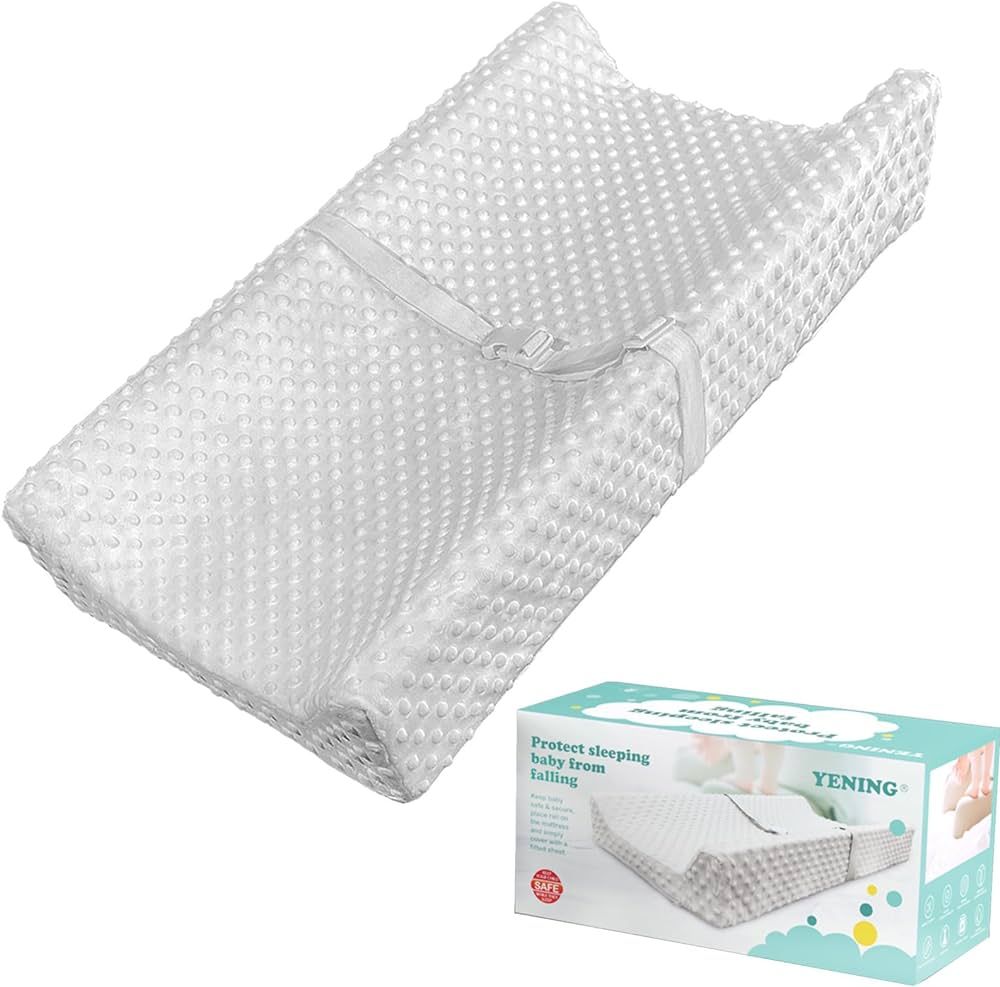 Baby Diaper Changing Pad for Dresser Top with Cover Waterproof Lining Foam Contoured Changing Tab... | Amazon (US)