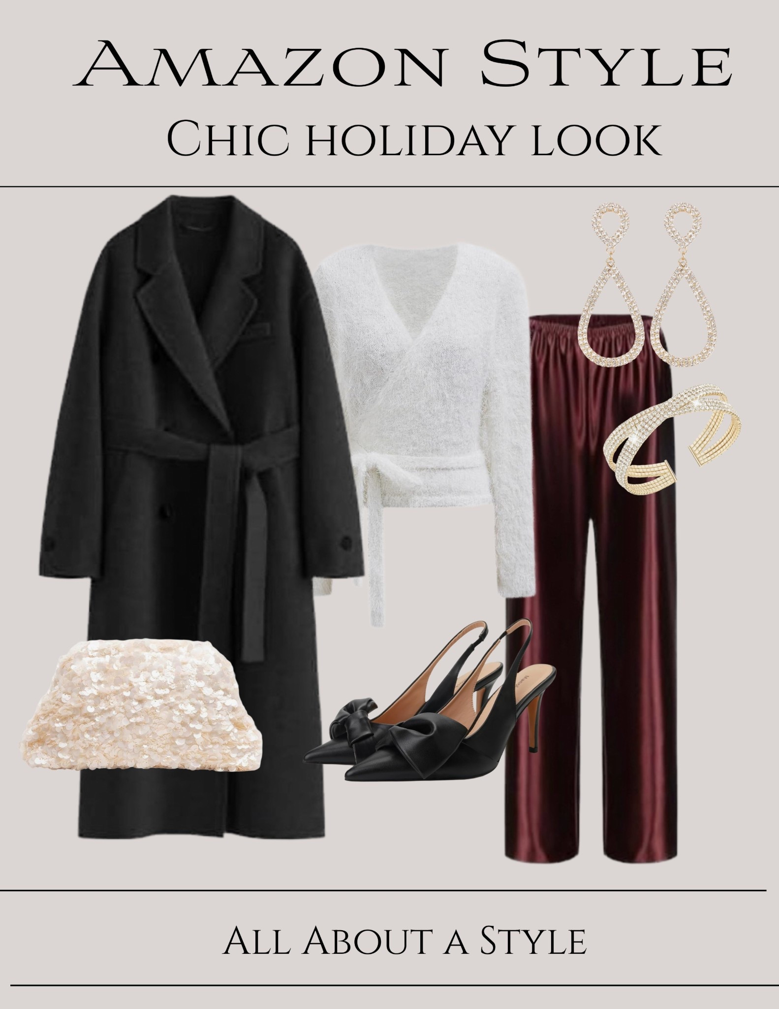 Chic, polished, and festive ready— Holiday style made luxe snd perfectly priced. 

#HolidayStyle #AmazonFashion #FestiveLook #ChicOutfit #OOTD #WinterStyle #HolidayOutfit #StyleInspo #FashionBlogger #HolidaySeason

#LTKHoliday #LTKGiftGuide #LTKSeasonal