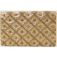 ACCESSORIZE Beaded Sequin Chain Strap Clutch Bag Gold | Marks & Spencer (UK)