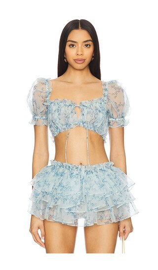 Selkie The Beverly Hills Cover Up in Baby Blue. - size 3X | Revolve Clothing (Global)