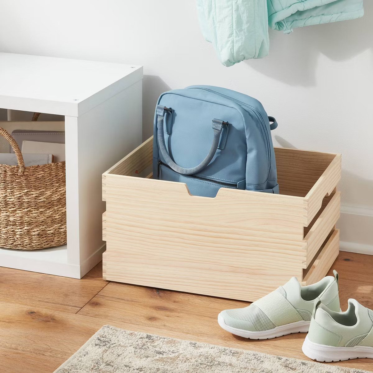 Medium Wood Bin - Brightroom™ | Target