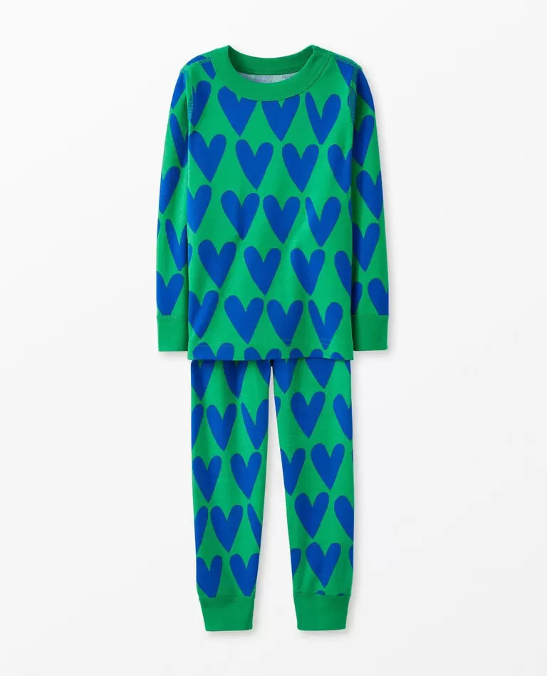 Valentines Print Long John Pajama Set | Hanna Andersson