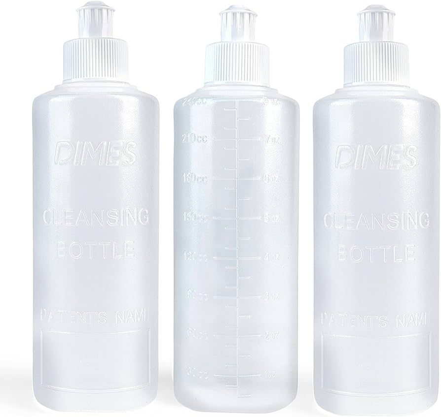 Dimes Perineal Lavette Irrigation Bottle 8 oz (Pack of 3). - Peri Bottle for Postpartum Care - Af... | Amazon (US)