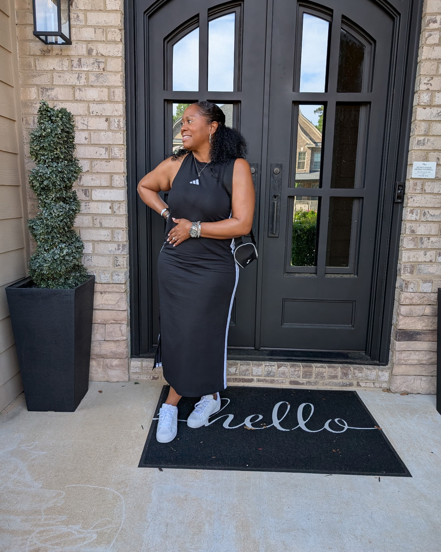 Sporty but make it chic—this Adidas maxi dress is giving effortless cool. 🖤👟

Dress L | Adidas Superstar kicks

Soft life, styled right. ✨

#AdidasStyle #SportyChic #EffortlessStyle #MaxiDressMoments #StreetStyleVibes #ImTashaMack #LTKFallStyle #BlackDressEdit #StyleWithEdge #SoftLifeStyledRight

#LTKShoeCrush #LTKActive #LTKOver40