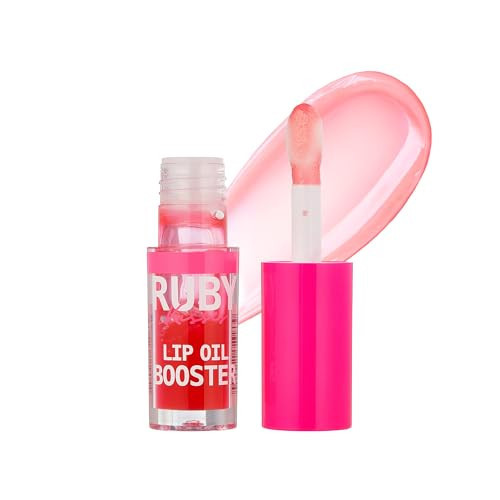 Ruby Kisses Lip Oil Booster, Hydrating Lip Gloss with Nourishing Natural Oil Blend, Jumbo Wand for Easy Application, Non-Sticky Formula | Amazon (US)