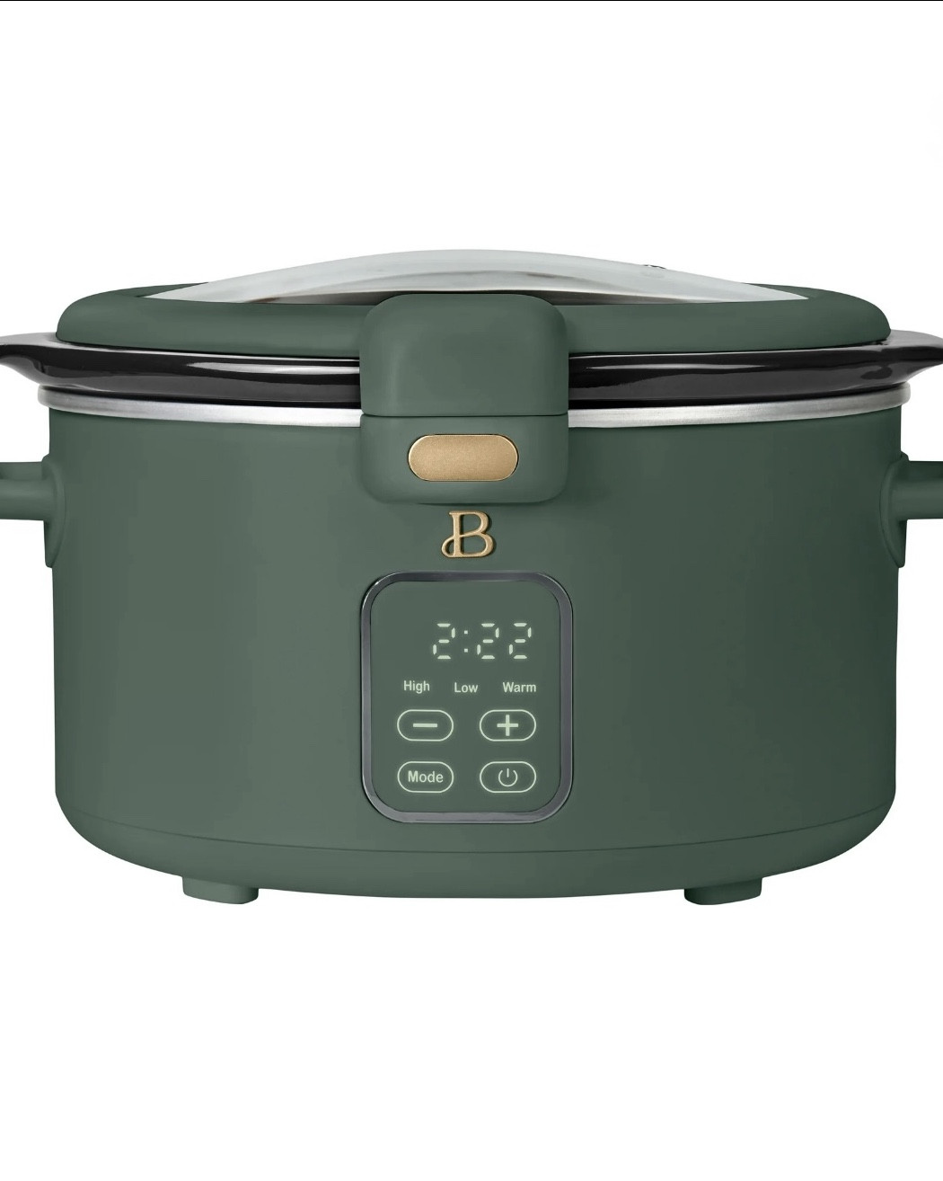 Beautiful 4 Qt Digital Slow Cooker with Hinged Locking Lid, Thyme Green by Drew Barrymore

#LTKFindsUnder50 #LTKHome #LTKfoodie