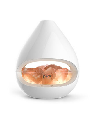 PureGlow Crystal Salt Lamp & Diffuser | Macy's