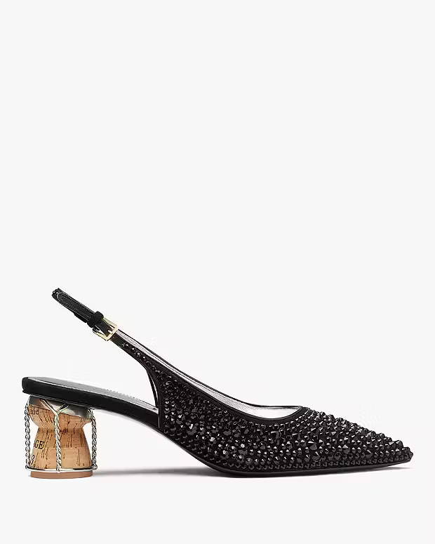 Soiree Crystal Slingback Pumps | Kate Spade (US)