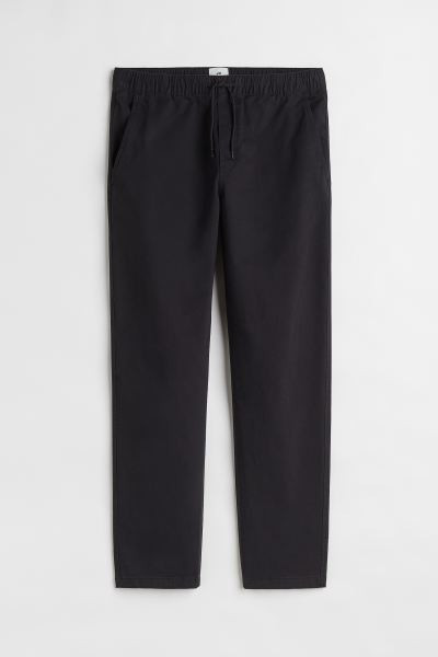 Relaxed Fit Twill Pull-on Pants | H&M (US + CA)