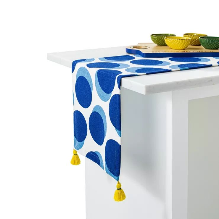 Dot Table Runner Blue - Tabitha Brown for Target | Target