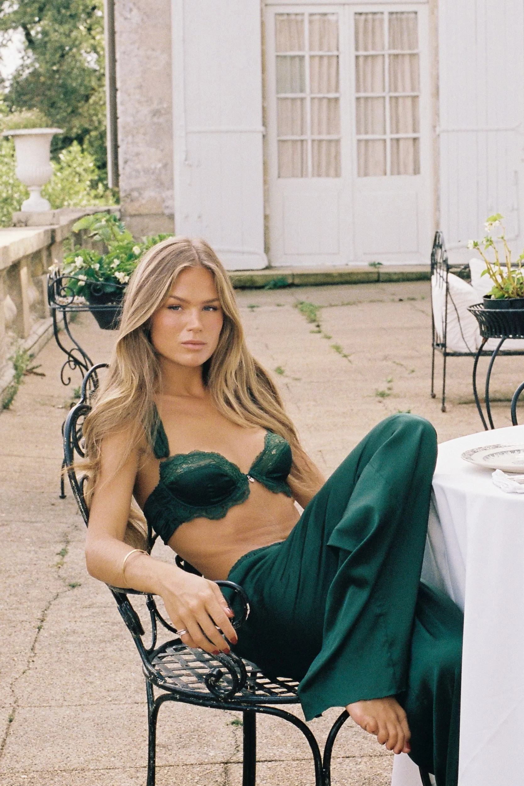 Hanna Underwire Forest Green | Kat the Label US