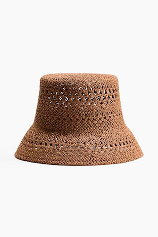 H & M - Handmade Straw Hat - Dark Beige | H&M (US + CA)