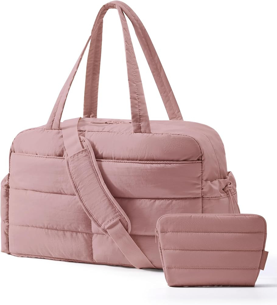 BAGSMART Gym Bag for Women with Toiletry Pouch, Lightweight Weekender Bags for Women with Wet Poc... | Amazon (US)