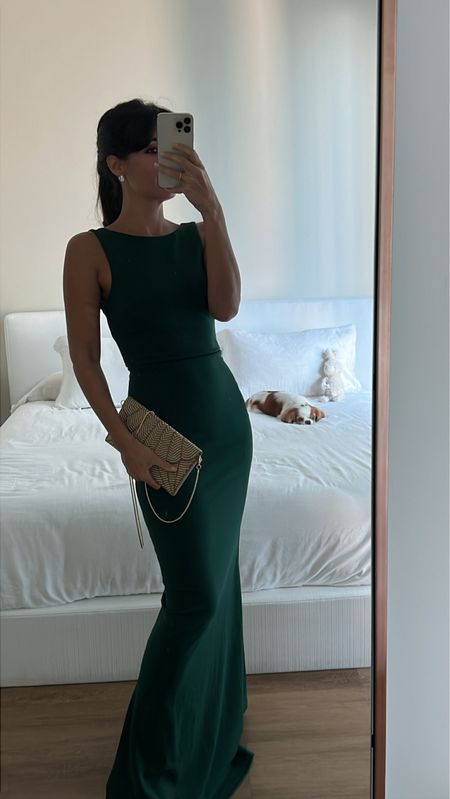 Sleek timeless and minimal 🤎 Use code: JESS120 for 20% off new orders on LULUS 🤍 obsessed with this dress in both black and green for guest of wedding ! Linking it here, wearing size Xs

Cocktail black tie guest of wedding 

#LTKfindsunder100 #LTKparties #LTKwedding