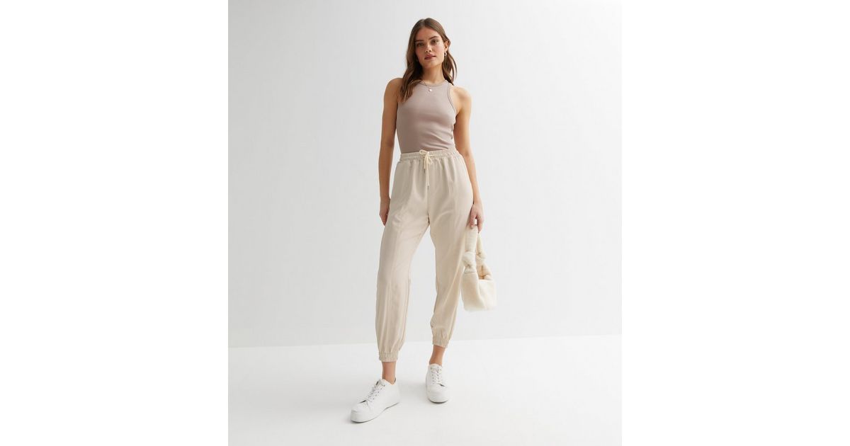 Blue Vanilla Stone Drawstring Joggers | New Look | New Look (UK)