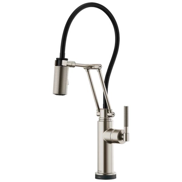 Litze® Pull Down SmartTouch® Single Handle Kitchen Faucet with Accessories | Wayfair North America