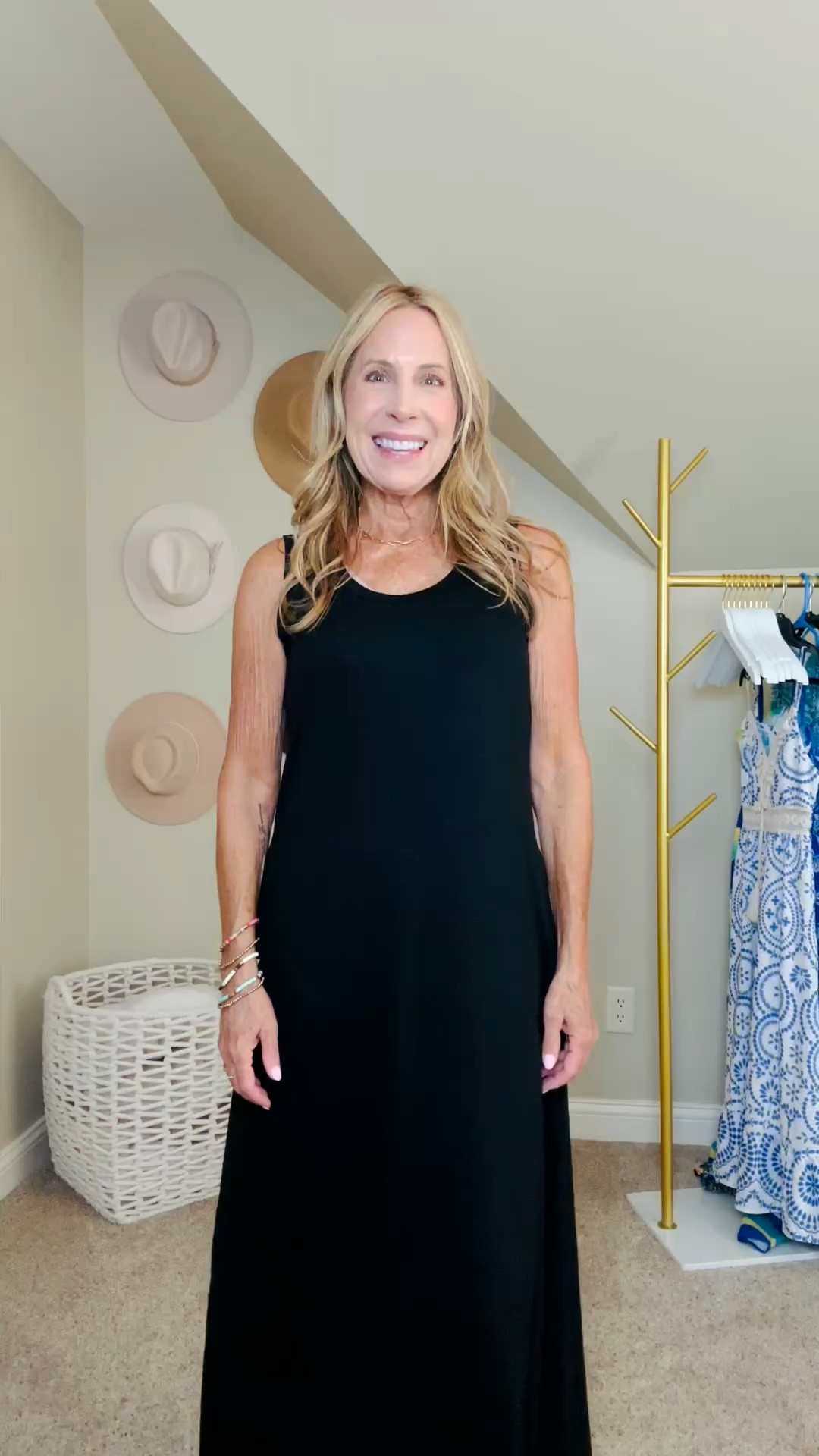 It’s a basic black dress but it may be too basic black… I’m still deciding on it. ￼

