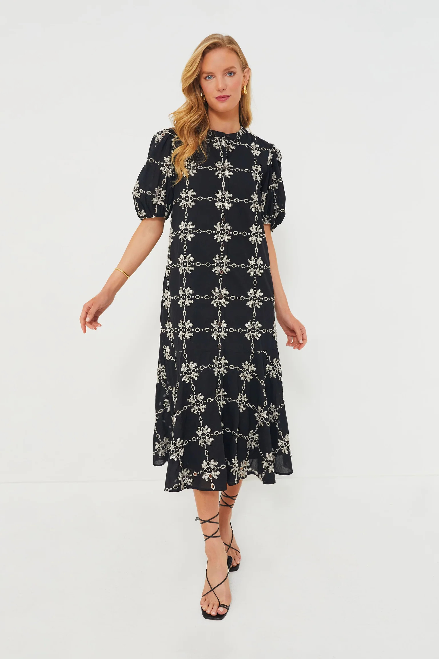Black Eyelet Lewis Dress | Tuckernuck (US)