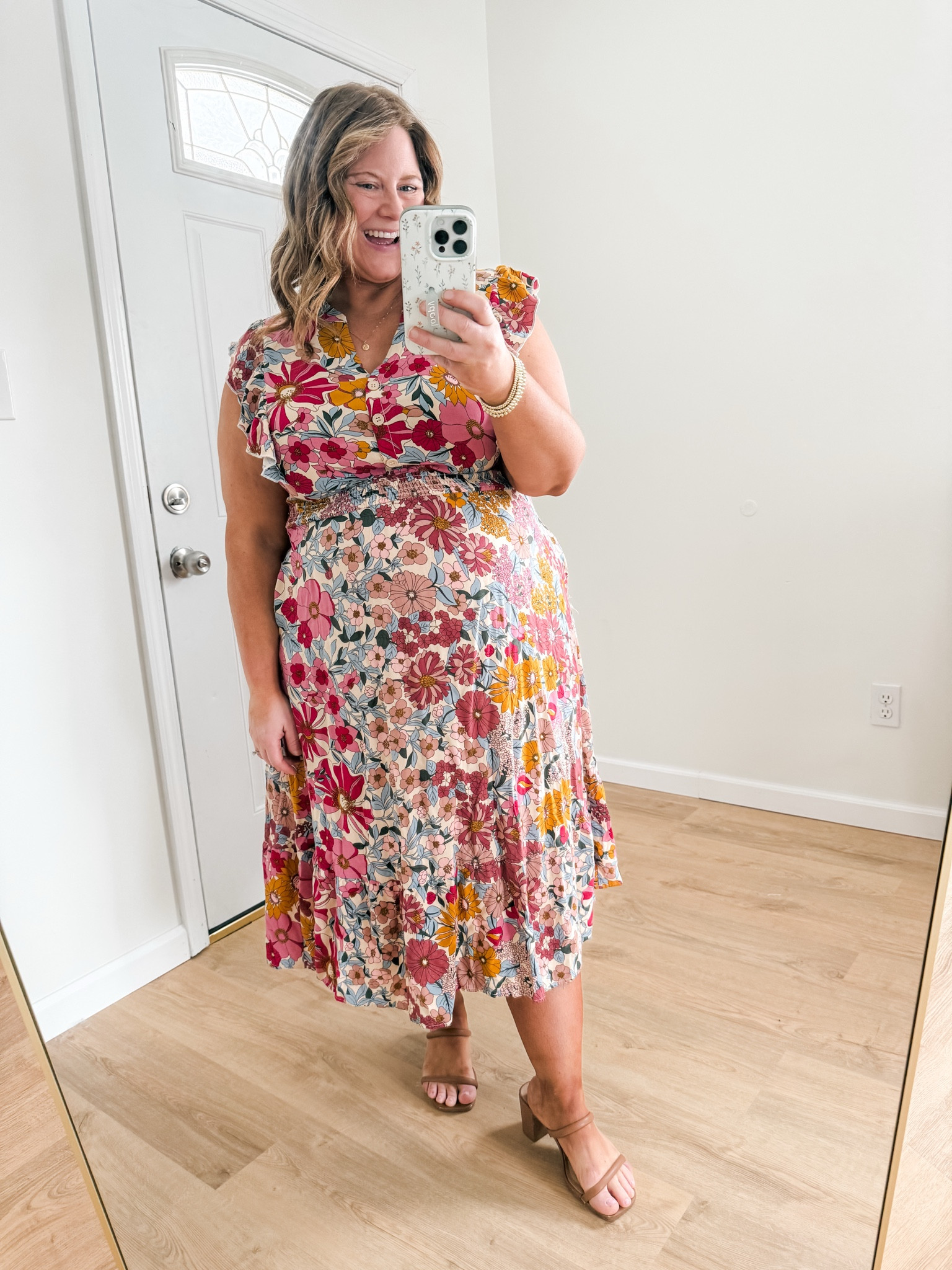 Wearing an XL in my floral dress.  So pretty for Easter or a shower!

#LTKSeasonal #LTKMidsize #LTKBump