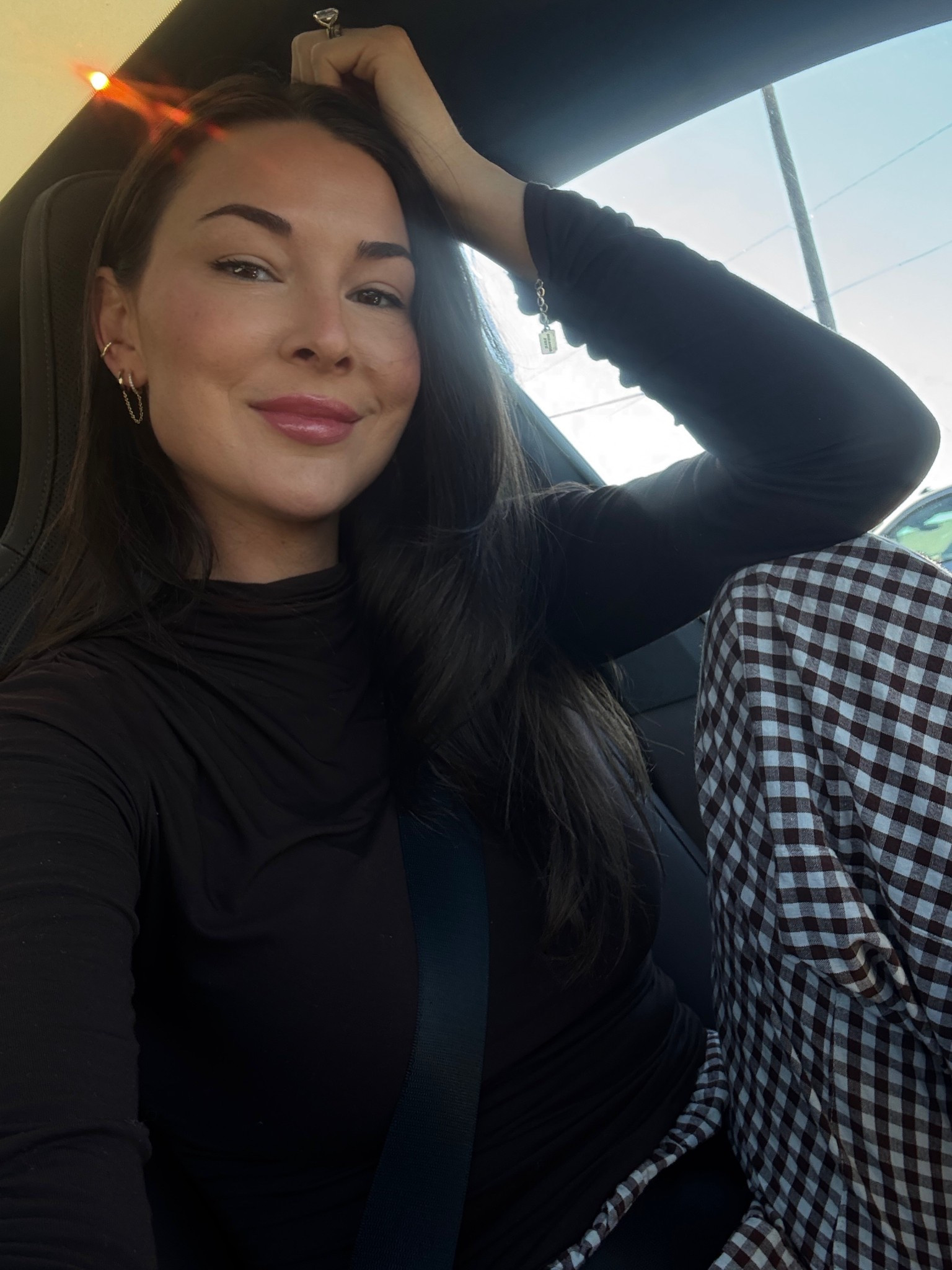 Good morning!! Off to run some errands. Wearing one of my fav Amazon finds- these brown checkered pants! 

#LTKWorkwear #LTKSeasonal #LTKFindsUnder50