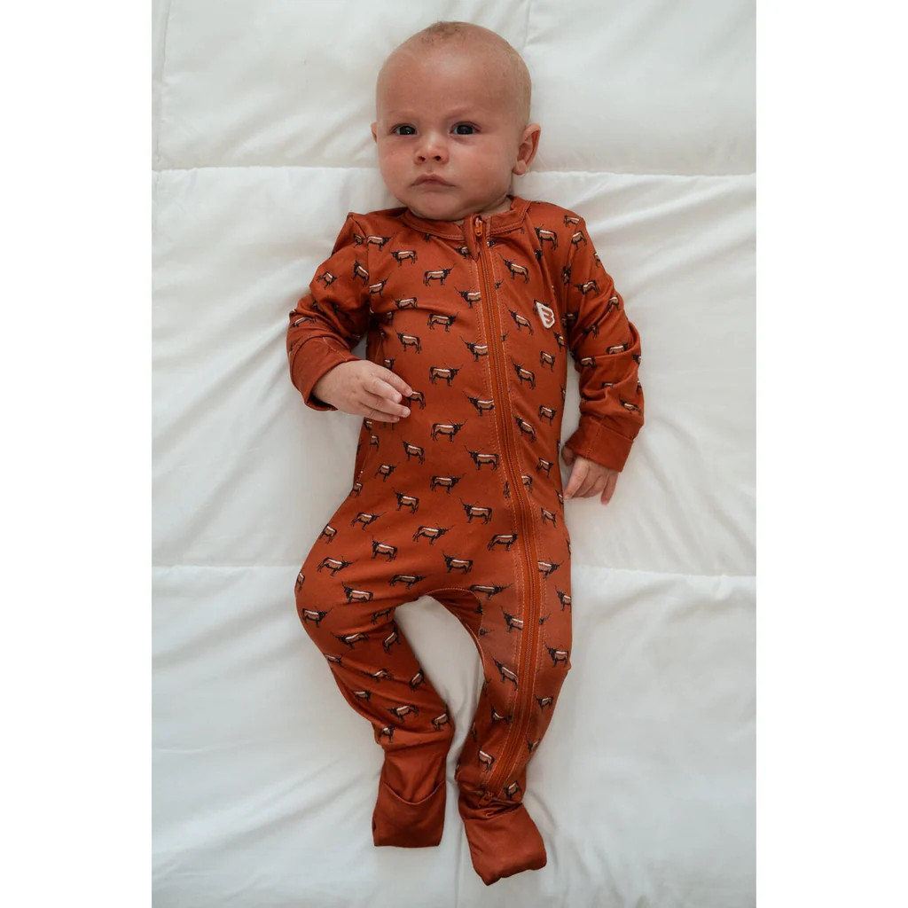 Baby Zip Up - Cattle Drive | BURLEBO