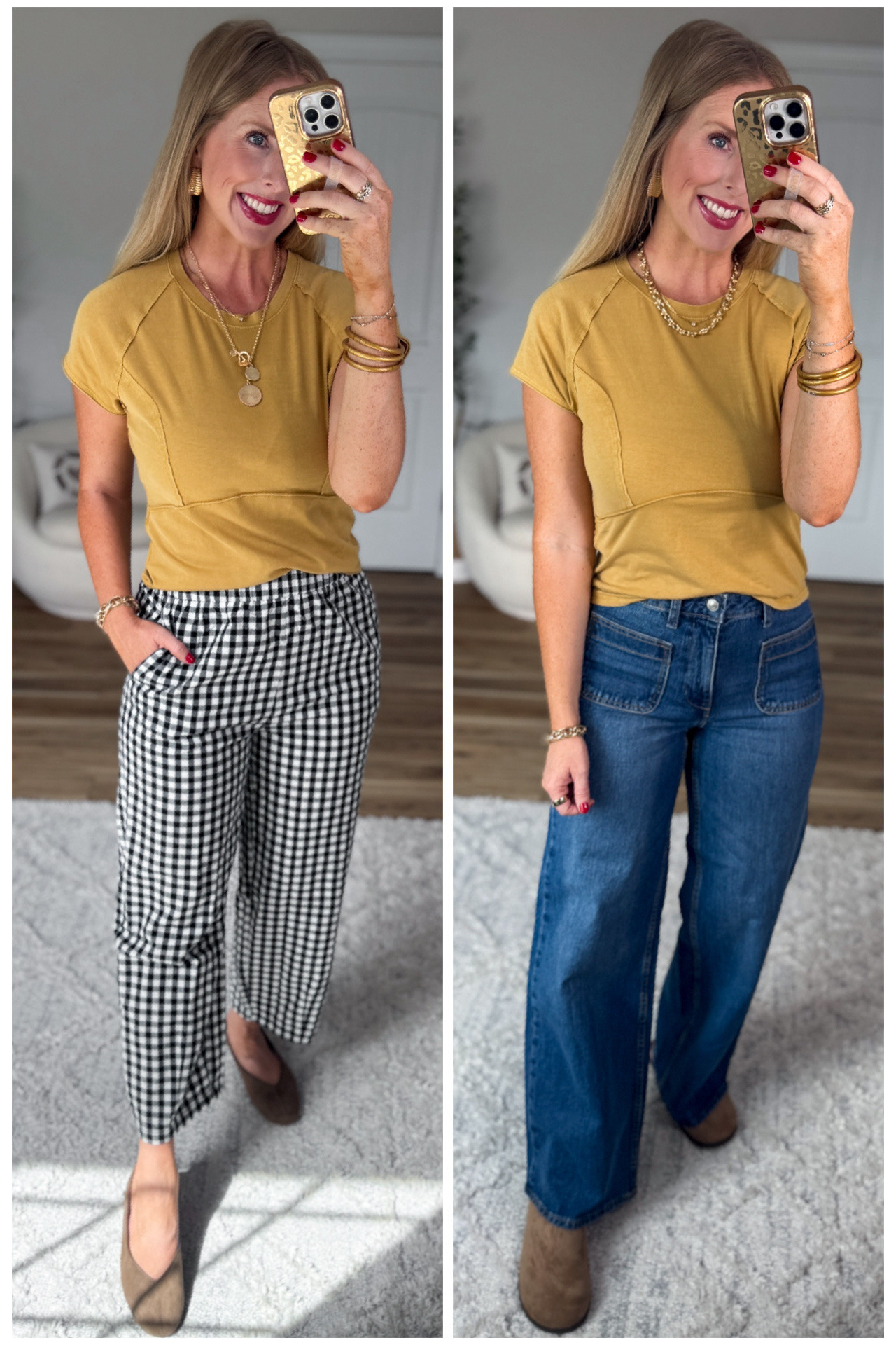 2 ways to wear this free people look for less seamed tee!

#LTKootd