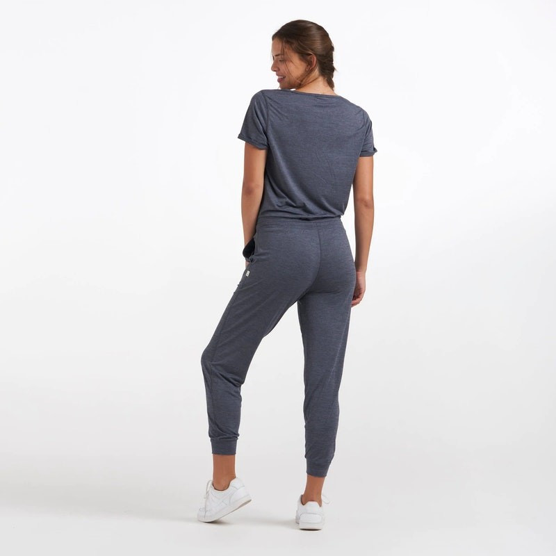 All Day Jumpsuit | Azure Heather | Vuori Clothing