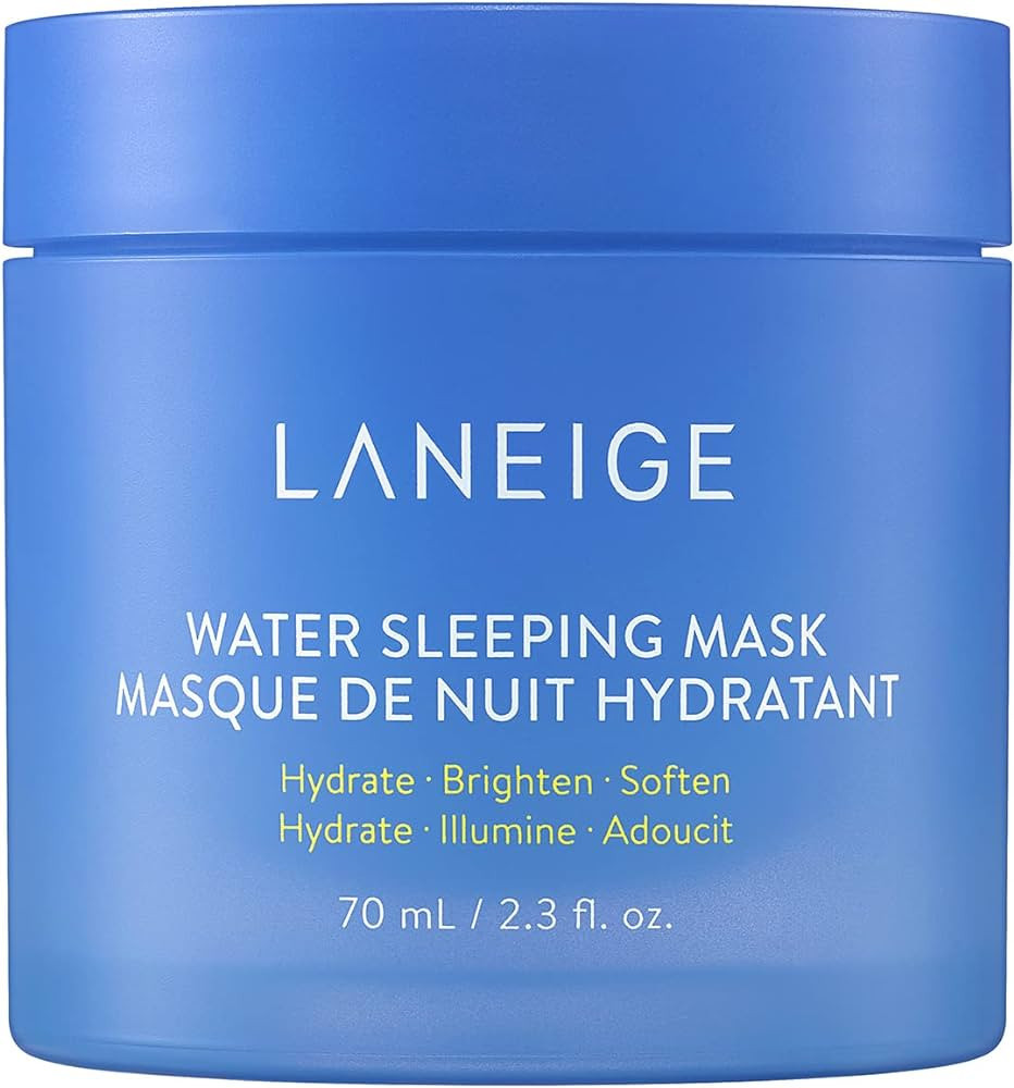 LANEIGE Water Sleeping Mask: Visibly Brighten, Boost Hydration, Squalane | Amazon (US)