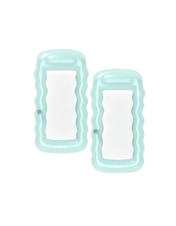 Clear Mint Mesh Lounger - 2 Pack | FUNBOY