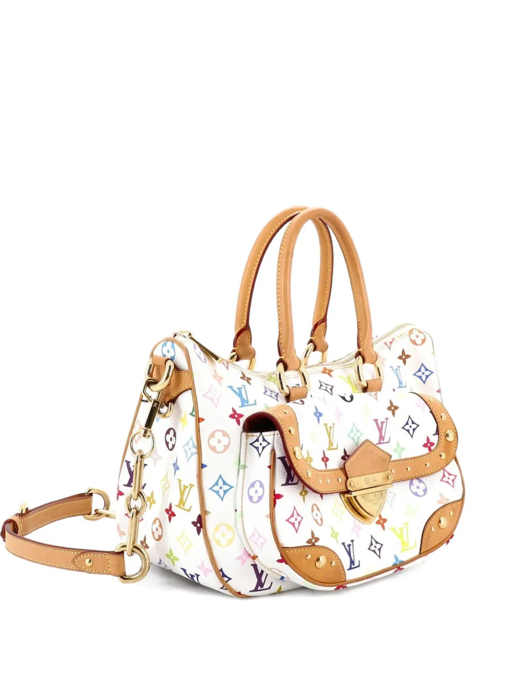 Louis Vuitton Pre-Owned Rita Handbag Monogram Multicolor satchel - Multicolour | Farfetch Global