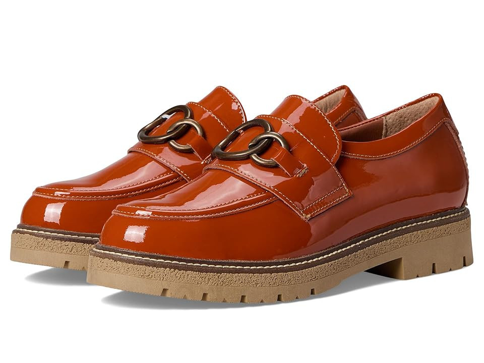 Naot Fremont Women's Flat Shoes Burnt Orange Patent Leather : EU 42 (US Women's 11) M | Zappos
