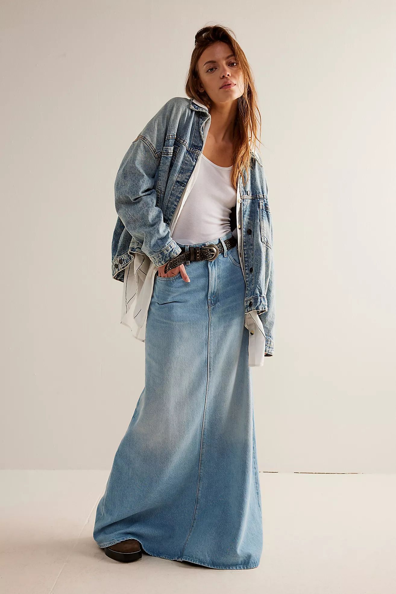 We The Free Opal Swing Denim Jacket | Free People (Global - UK&FR Excluded)