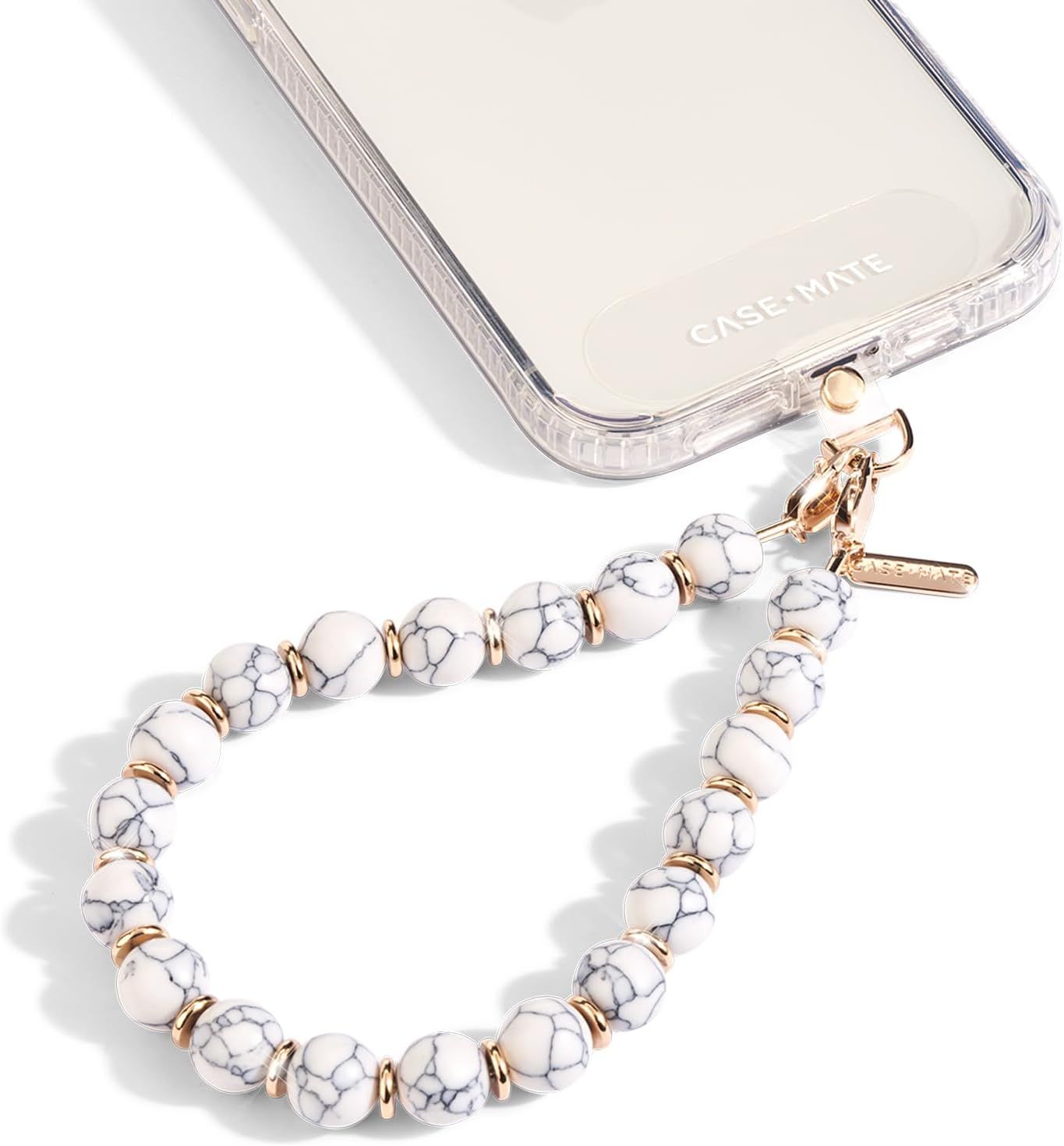 Case-Mate Phone Charm with Beaded Marble - Detachable Phone Lanyard - Hands-Free Wrist Strap - Ad... | Amazon (US)