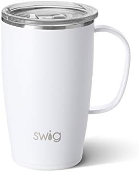 Swig Life 18oz Triple Insulated Travel Mug with Handle and Lid, Dishwasher Safe, Double Wall, and... | Amazon (US)