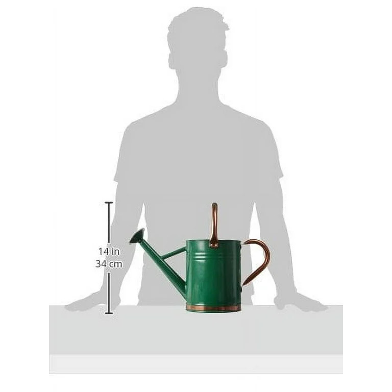 Gardman 1 GALLON HUNTER GREEN WATERING CAN WITH COPPER ACCENTS | Walmart (US)