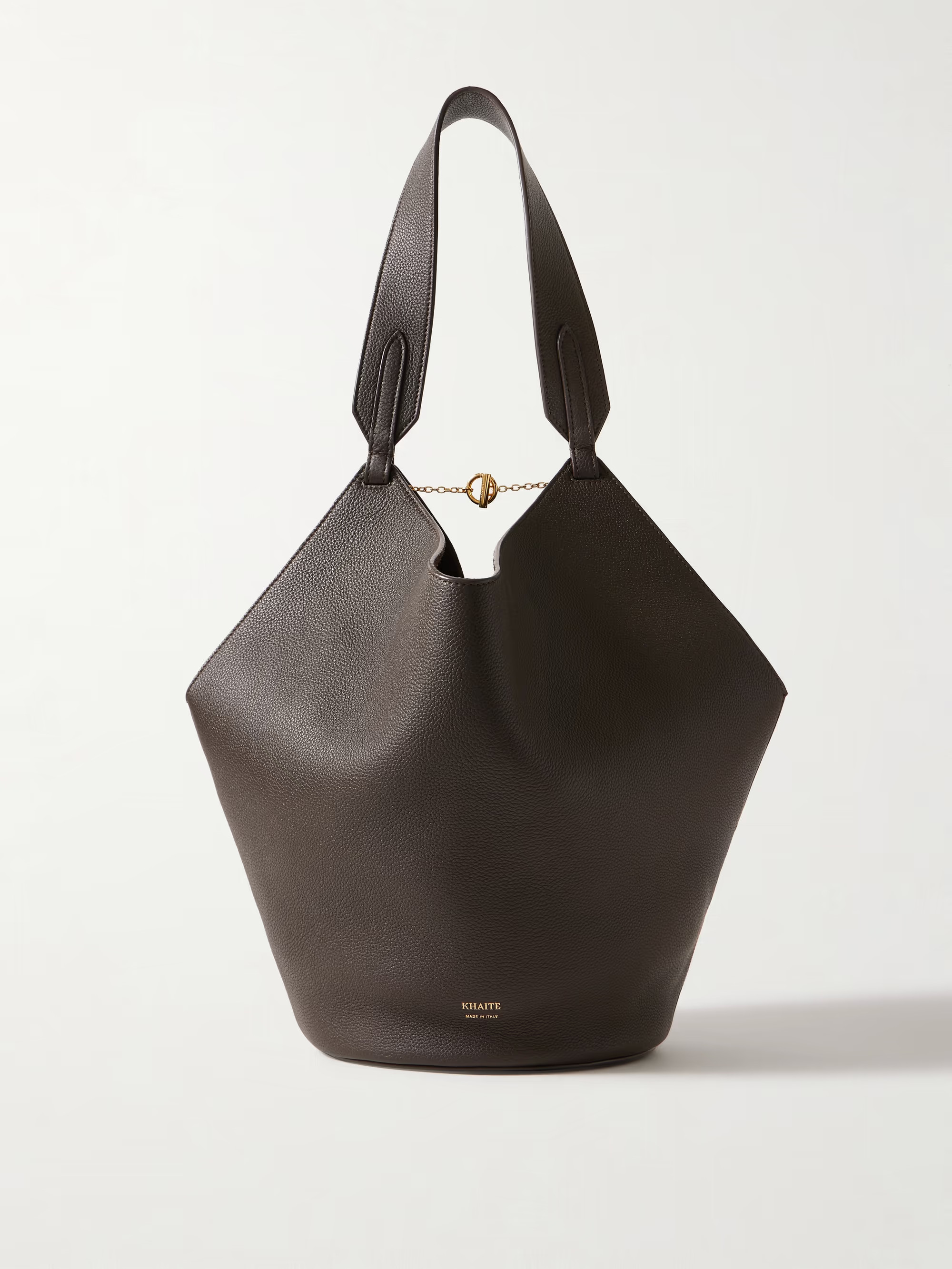 Lotus small textured-leather tote | NET-A-PORTER (US)