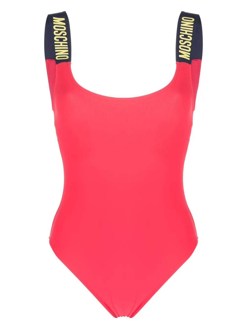 logo-strap open-back swimsuit | Farfetch Global